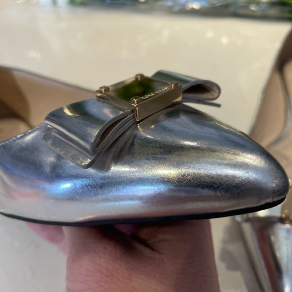 Cole Haan Silver Patent Leather size 9 - Picture 10 of 15